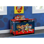 Cofanetto portagiochi deluxe per bambini con grafica di personaggi – Età 3-9, in legno