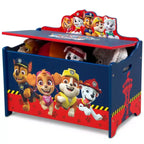 Cofanetto portagiochi deluxe per bambini con grafica di personaggi – Età 3-9, in legno