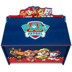 Cofanetto portagiochi deluxe per bambini con grafica di personaggi – Età 3-9, in legno