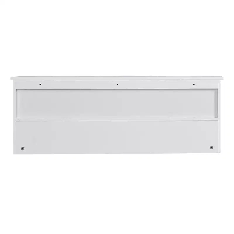 Appendiabiti a Muro con 4 Ganci Doppi e Mensola in Legno – Bianco, Ingresso