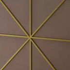 42 Specchio Circolare da Parete con Cornice in Metallo