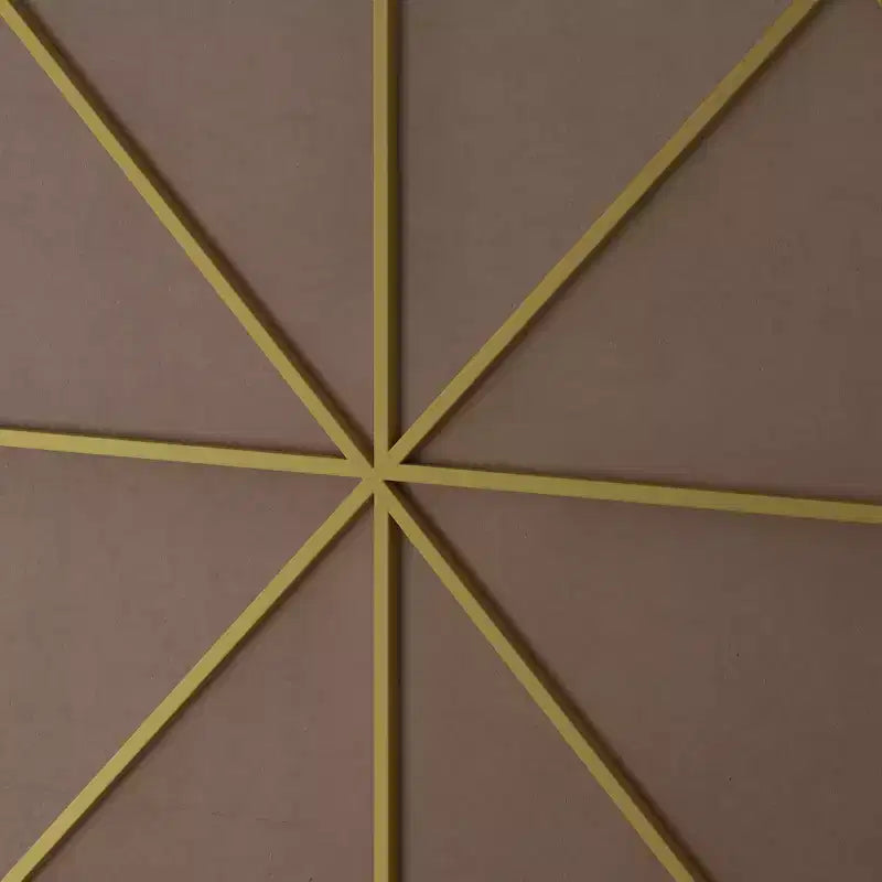 42 Specchio Circolare da Parete con Cornice in Metallo