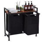 Large Capacity Laundry Hamper with Adjustable Shelf  2/3/4 Removable Pull-Out Oxford Baskets  Divided Laundry Sorter for Bathroom, Bedroom, Dorm